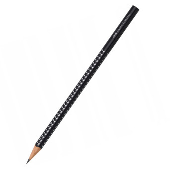 Ołówek trójkątny Sparkle - Faber-Castell - czarny