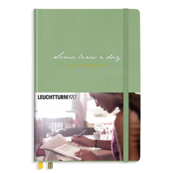 The 5 year memory book, Some lines a day - Leuchtturm1917 - Sage, hard cover, A5