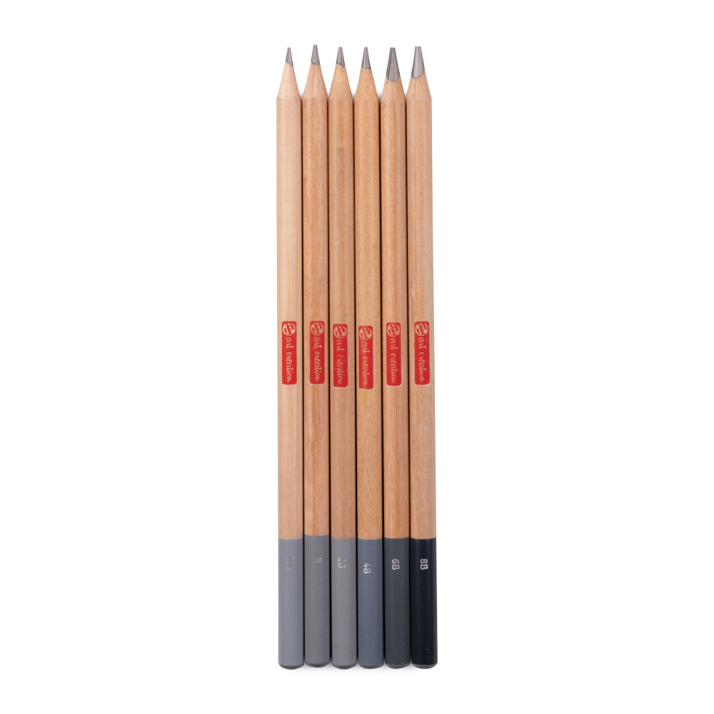 Set of graphite pencils - Talens Art Creation - 6 pcs.