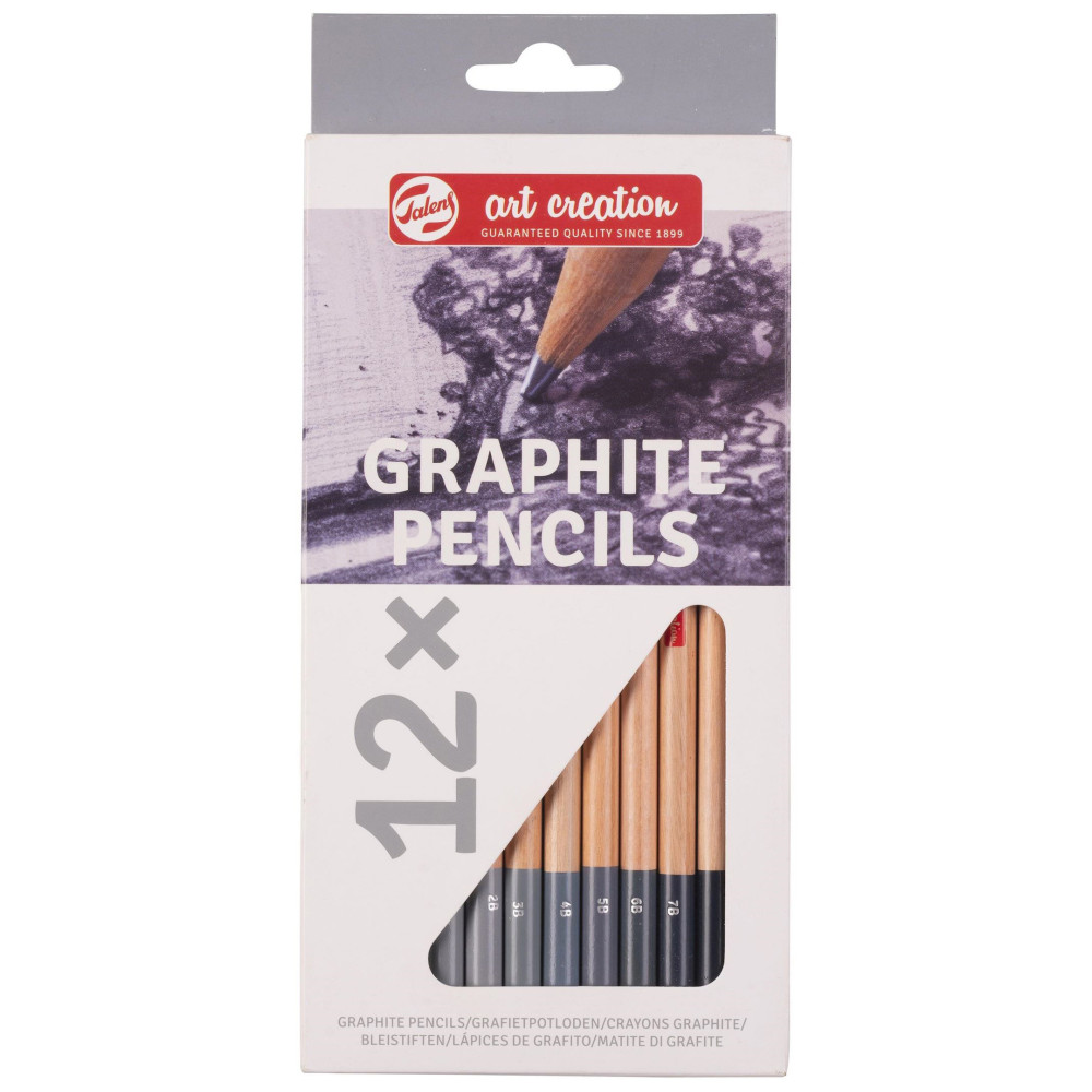 Set of graphite pencils - Talens Art Creation - 12 pcs.