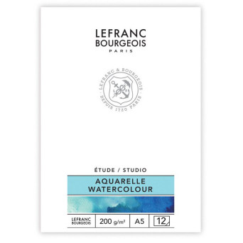 Blok do akwareli Studio - Lefranc & Bourgeois - A5, 200 g, 12 ark.