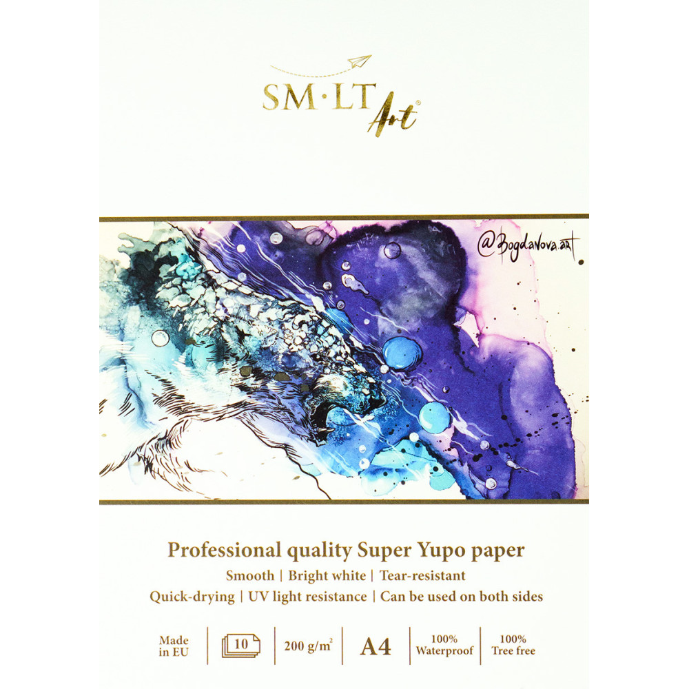 Blok Professional Super Yupo - SM-LT - A4, 200 g, 10 ark.