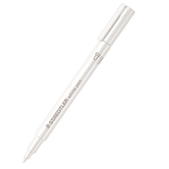 Metallic marker - Staedtler - white, 1-2 mm