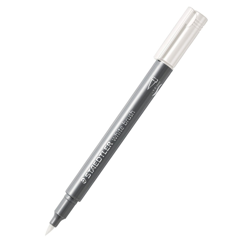 Pisak pędzelkowy - Staedtler - biały, 1-6 mm