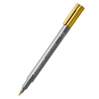 Pisak pędzelkowy - Staedtler - złoty, 1-6 mm