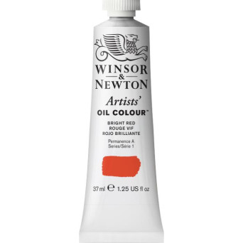 Farba olejna Artists' Oil Colour - Winsor & Newton - Bright Red, 37 ml