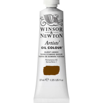 Oil paint Artists' Oil Colour - Winsor & Newton - Burnt Umber, 37 ml
