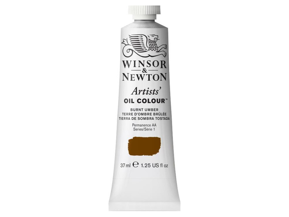 Oil paint Artists' Oil Colour - Winsor & Newton - Burnt Umber, 37 ml