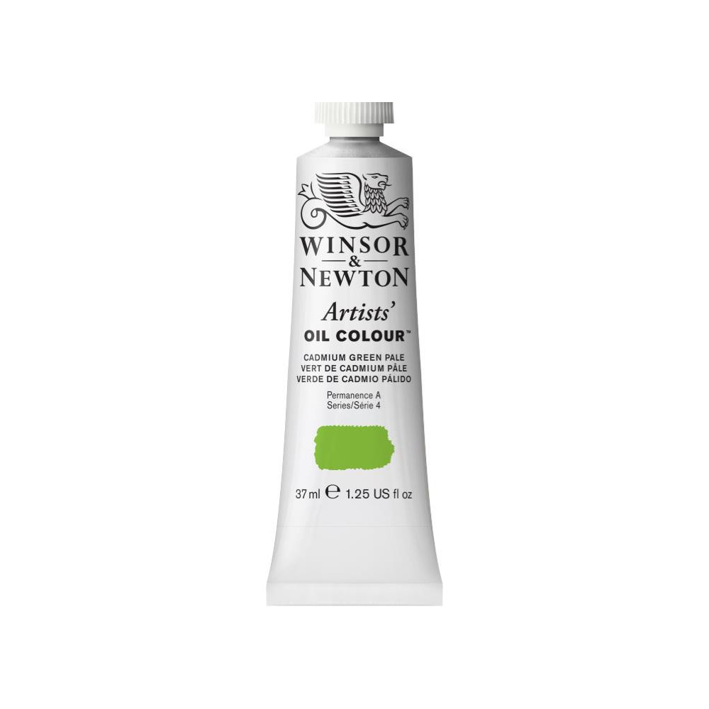 Farba olejna Artists' Oil Colour - Winsor & Newton - Cadmium Green Pale, 37 ml