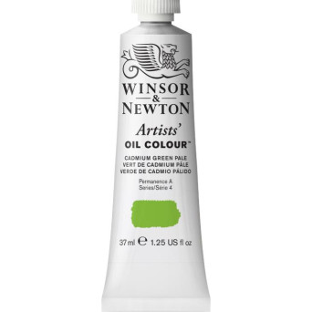 Farba olejna Artists' Oil Colour - Winsor & Newton - Cadmium Green Pale, 37 ml