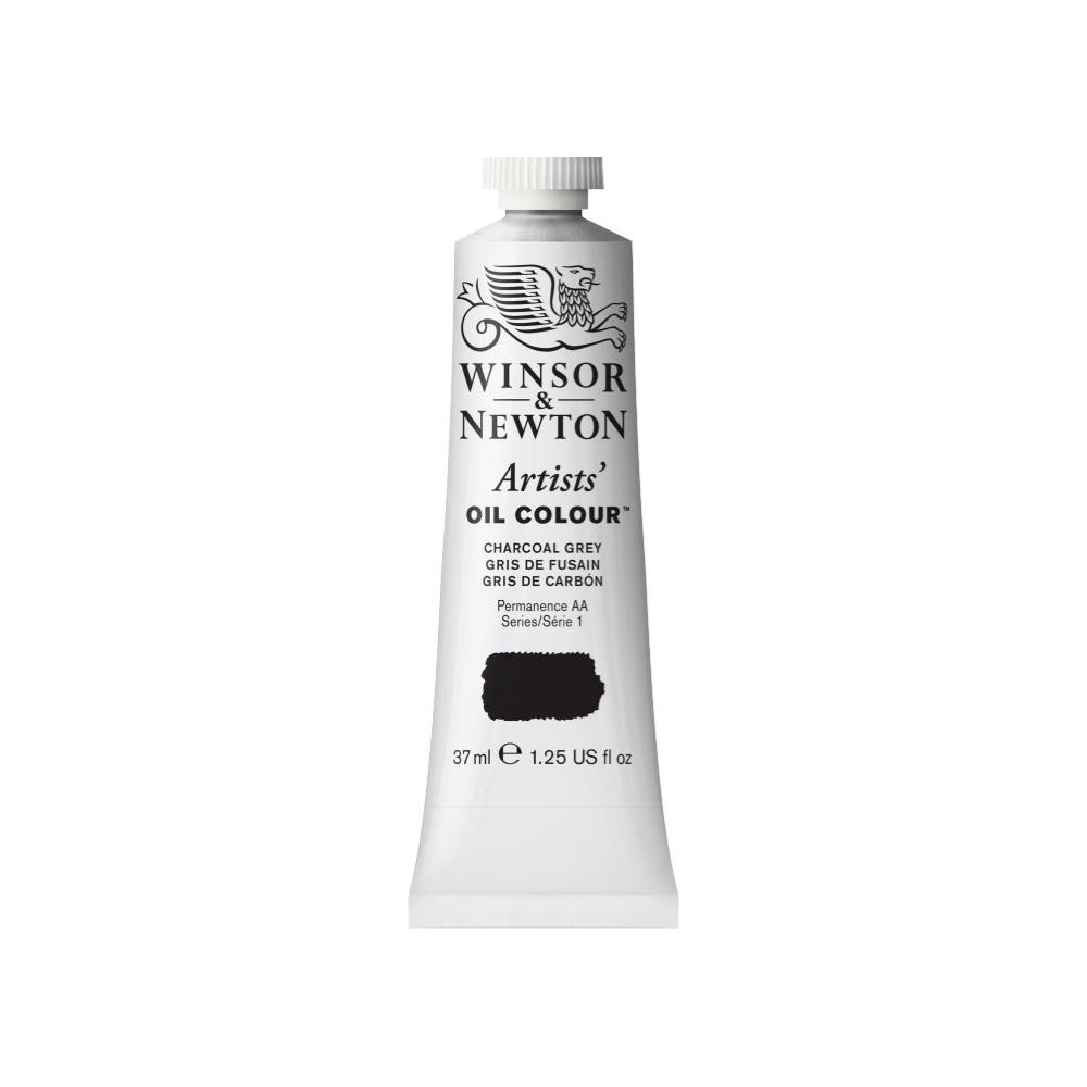 Oil paint Artists' Oil Colour - Winsor & Newton - Charcoal Grey, 37 ml