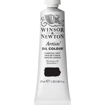 Oil paint Artists' Oil Colour - Winsor & Newton - Charcoal Grey, 37 ml