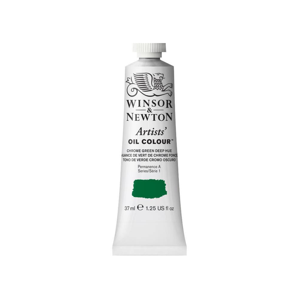 Oil paint Artists' Oil Colour - Winsor & Newton - Chrome Green Deep Hue, 37 ml