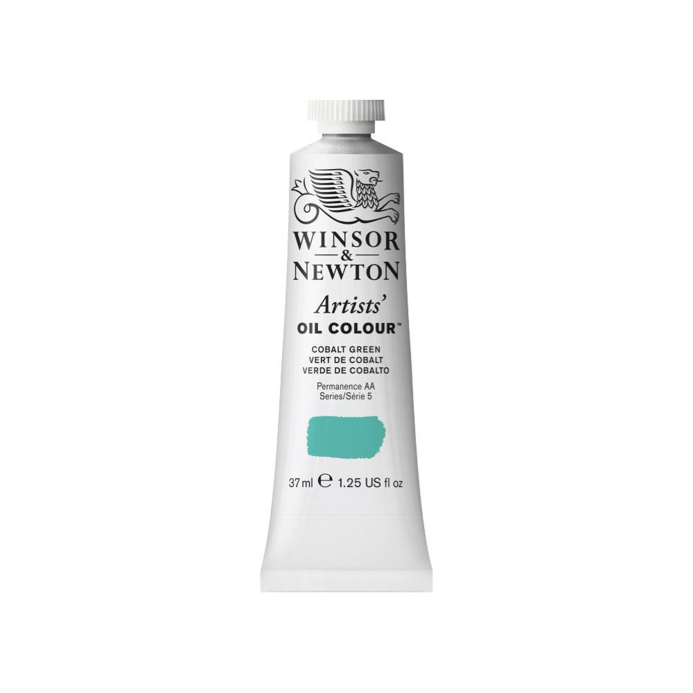 Farba olejna Artists' Oil Colour - Winsor & Newton - Cobalt Green, 37 ml