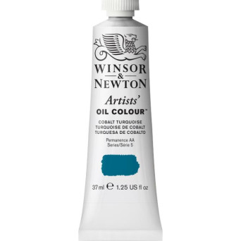 Farba olejna Artists' Oil Colour - Winsor & Newton - Cobalt Turquoise, 37 ml