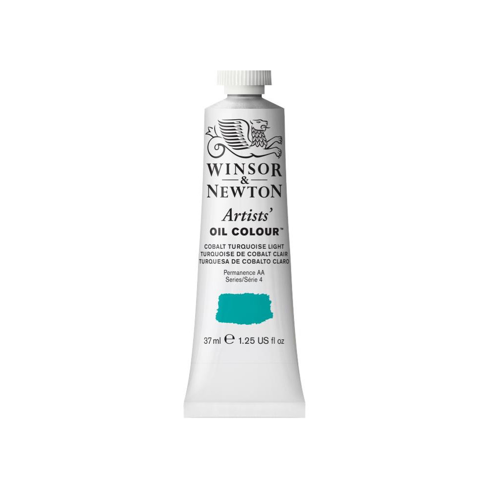 Farba olejna Artists' Oil Colour - Winsor & Newton - Cobalt Turquoise Light, 37 ml