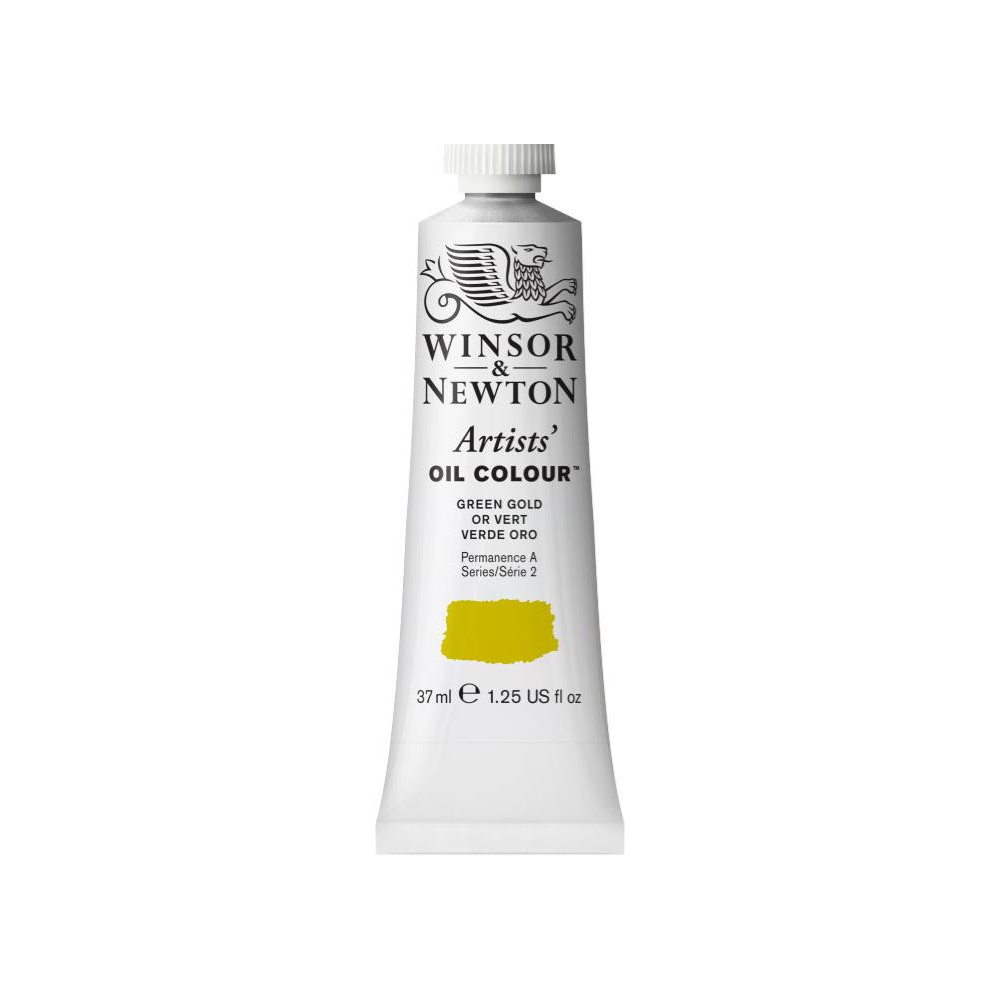 Farba olejna Artists' Oil Colour - Winsor & Newton - Green Gold, 37 ml