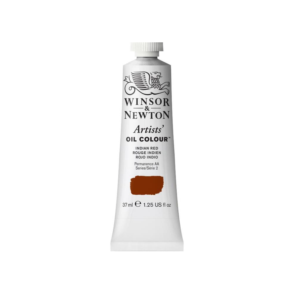 Farba olejna Artists' Oil Colour - Winsor & Newton - Indian Red, 37 ml