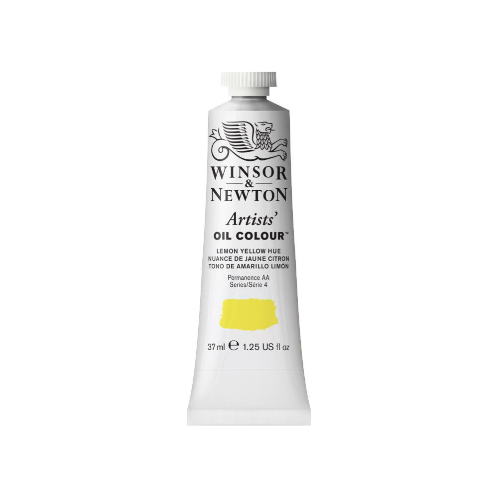Farba olejna Artists' Oil Colour - Winsor & Newton - Lemon Yellow Hue, 37 ml