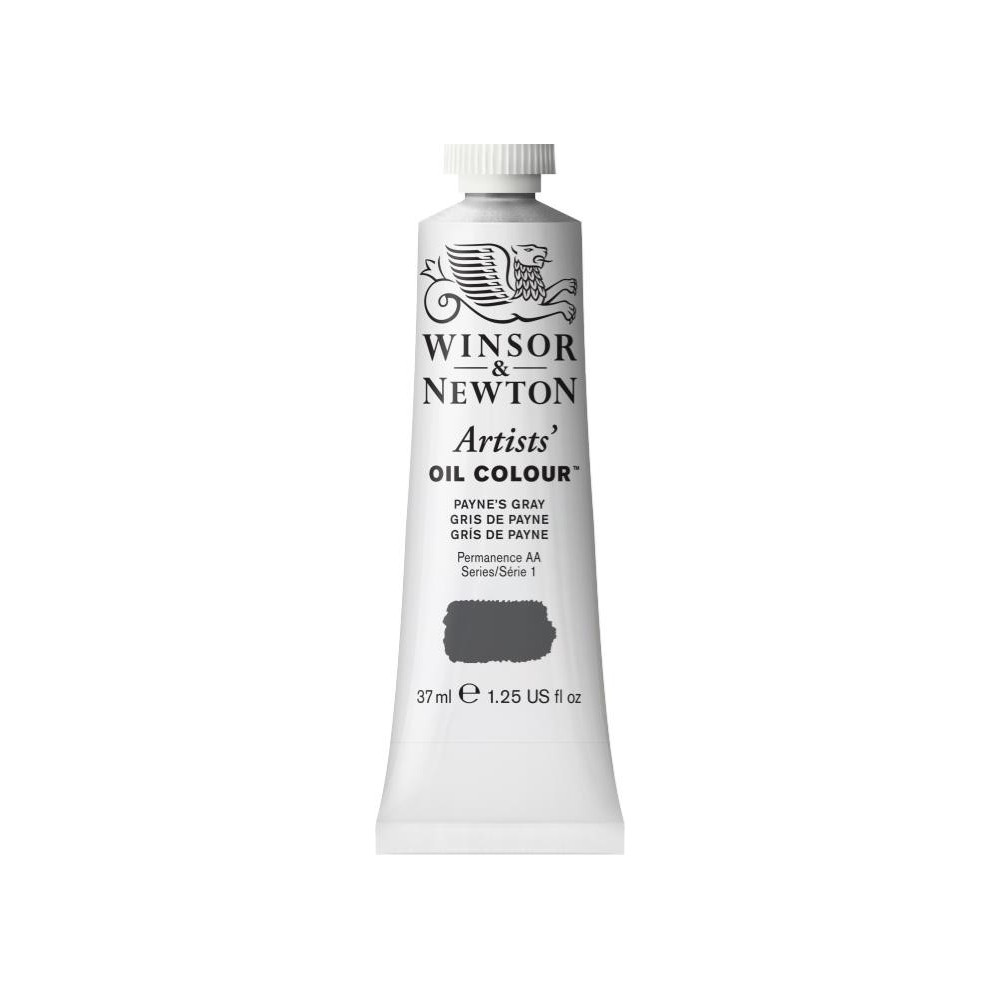 Farba olejna Artists' Oil Colour - Winsor & Newton - Payne's Gray, 37 ml