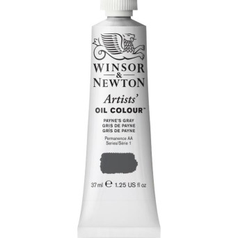 Farba olejna Artists' Oil Colour - Winsor & Newton - Payne's Gray, 37 ml