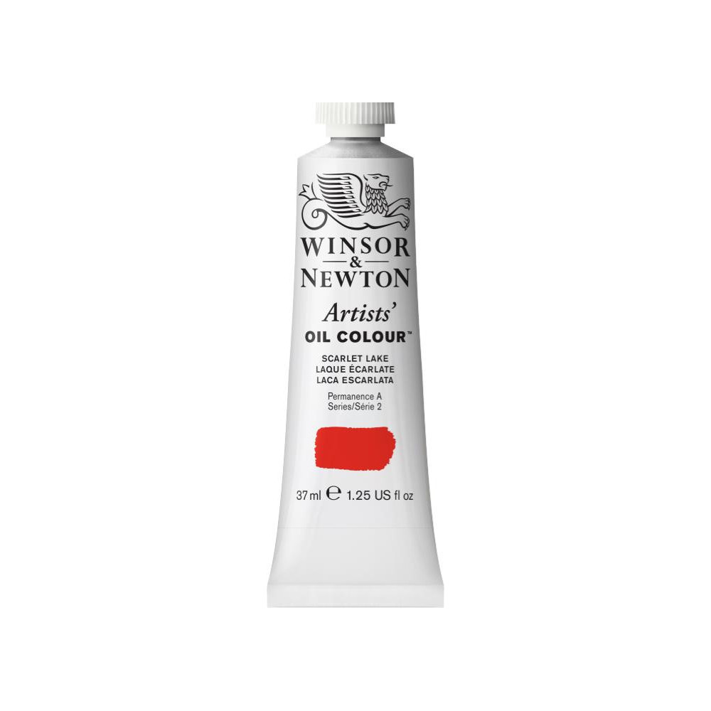 Farba olejna Artists' Oil Colour - Winsor & Newton - Scarlet Lake, 37 ml