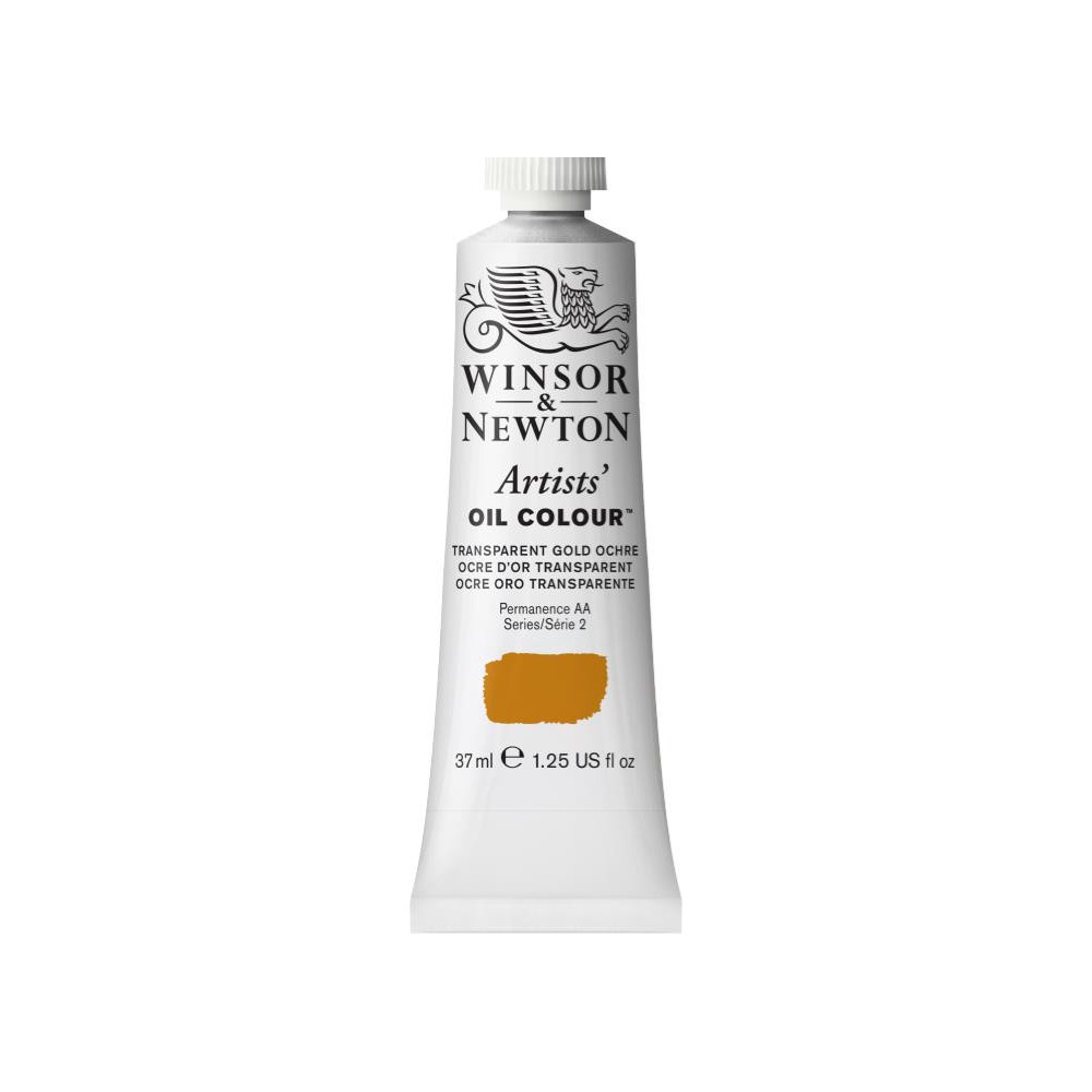 Farba olejna Artists' Oil Colour - Winsor & Newton - Transparent Gold Ochre, 37 ml