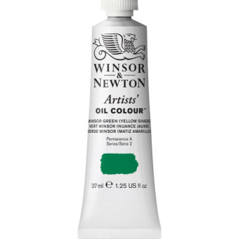 Farba olejna Artists' Oil Colour - Winsor & Newton - Winsor Green Yellow Shade, 37 ml