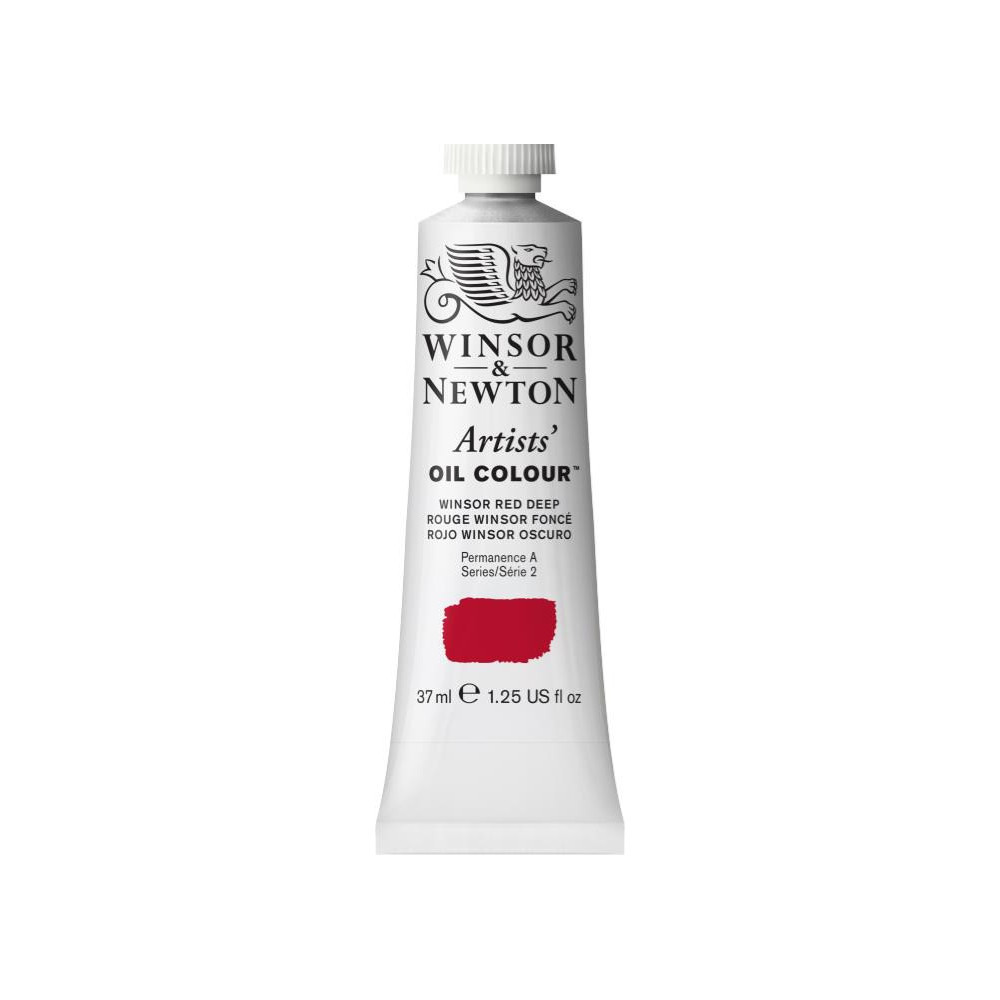 Farba olejna Artists' Oil Colour - Winsor & Newton - Winsor Red Deep, 37 ml