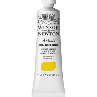 Farba olejna Artists' Oil Colour - Winsor & Newton - Winsor Yellow, 37 ml