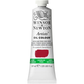 Farba olejna Artists' Oil Colour - Winsor & Newton - Cadmium Free Red Deep, 37 ml