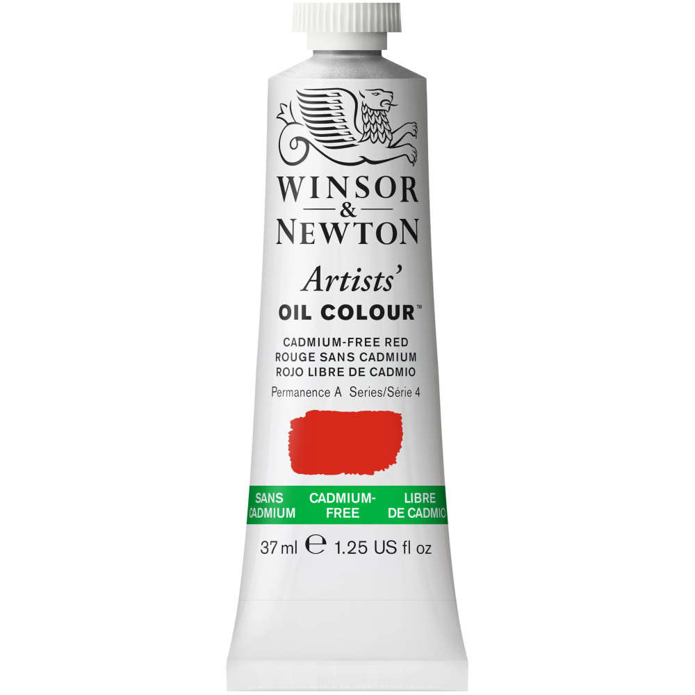 Oil paint Artists' Oil Colour - Winsor & Newton - Cadmium Free Red, 37 ml