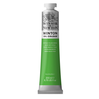 Oil paint Winton Oil Colour - Winsor & Newton - Phthalo Yellow Green, 200 ml