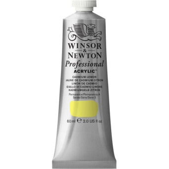Farba akrylowa Professional Acrylic - Winsor & Newton - Cadmium Lemon, 60 ml
