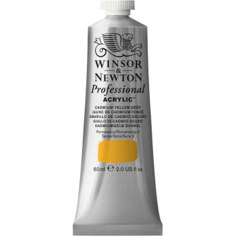 Farba akrylowa Professional Acrylic - Winsor & Newton - Cadmium Yellow Deep, 60 ml