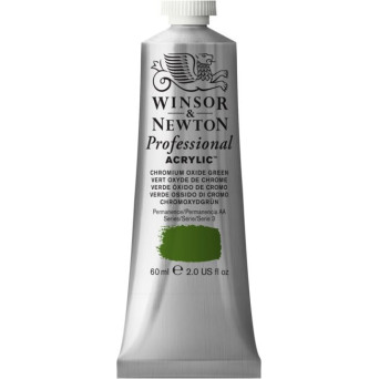 Acrylic paint Professional Acrylic - Winsor & Newton - Chromium Oxide Green, 60 ml