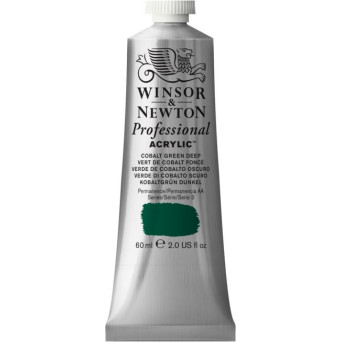 Acrylic paint Professional Acrylic - Winsor & Newton - Cobalt Green Deep, 60 ml