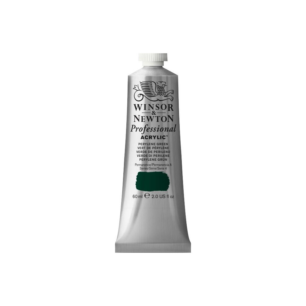 Acrylic paint Professional Acrylic - Winsor & Newton - Perylene Green, 60 ml