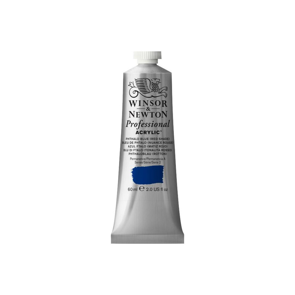 Acrylic paint Professional Acrylic - Winsor & Newton - Phthalo Blue Red Shade, 60 ml