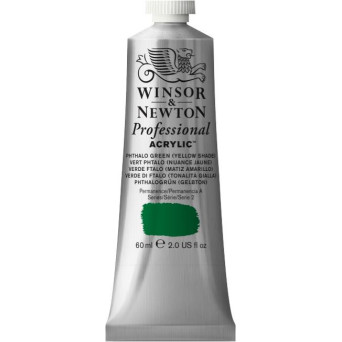 Acrylic paint Professional Acrylic - Winsor & Newton - Phthalo Green Yellow Shade, 60 ml