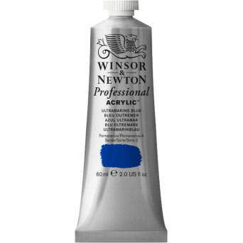 Acrylic paint Professional Acrylic - Winsor & Newton - Ultramarine Blue, 60 ml