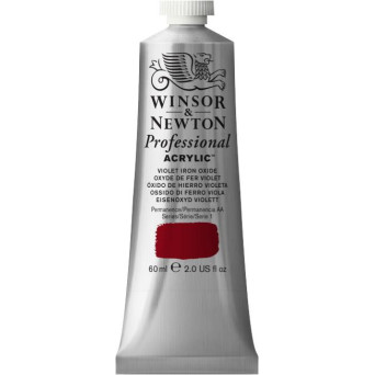 Farba akrylowa Professional Acrylic - Winsor & Newton - Violet Iron Oxide, 60 ml