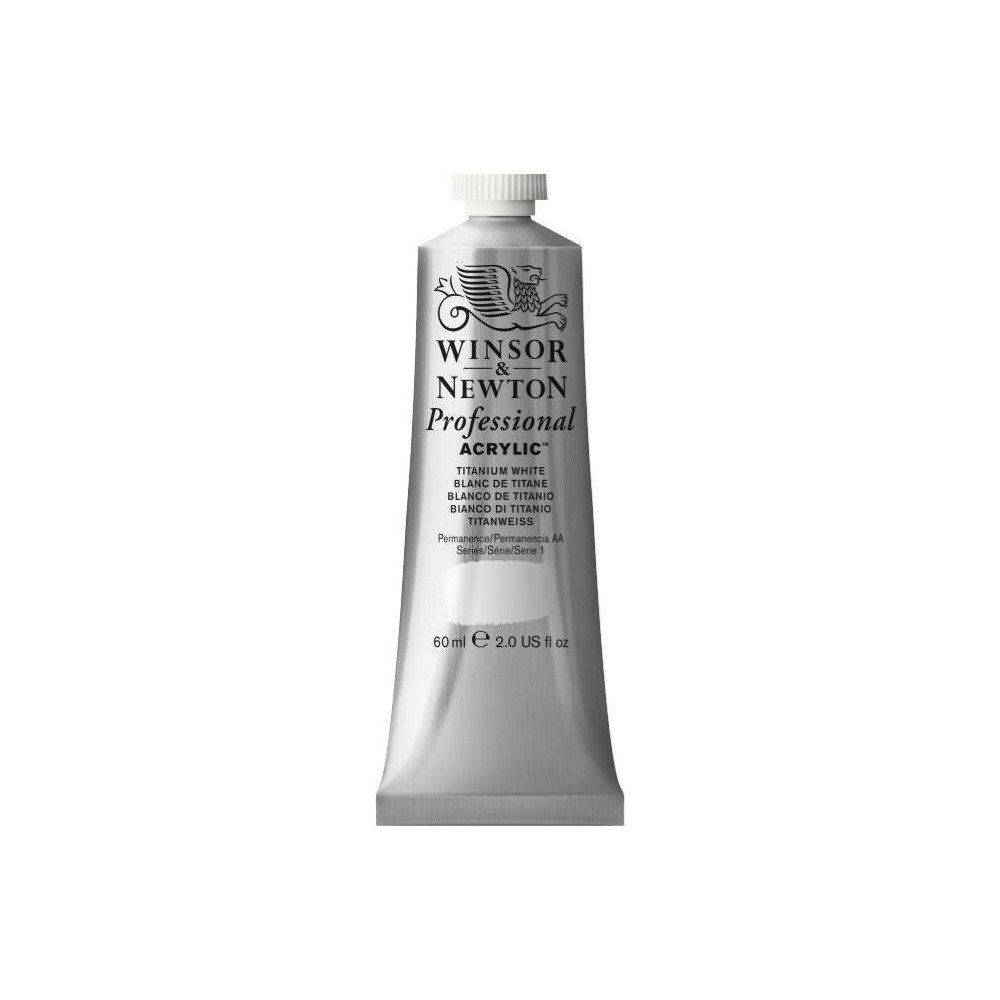 Acrylic paint Professional Acrylic - Winsor & Newton - Titanium White, 60 ml