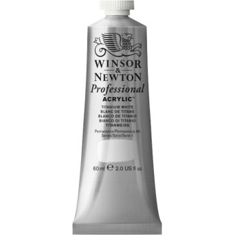 Farba akrylowa Professional Acrylic - Winsor & Newton - Titanium White, 60 ml