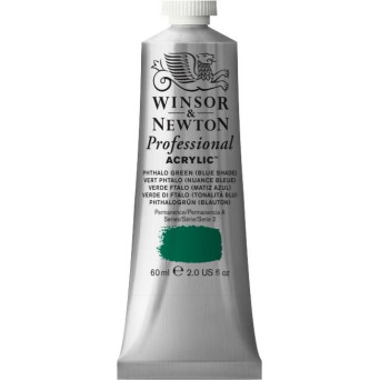 Acrylic paint Professional Acrylic - Winsor & Newton - Phthalo Green Blue Shade, 60 ml