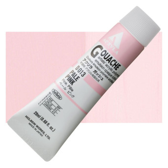 Farba gwasz Acryla Gouache - Holbein - Pale Pink, 20 ml
