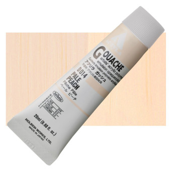 Farba gwasz Acryla Gouache - Holbein - Pale Peach, 20 ml