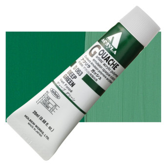 Farba gwasz Acryla Gouache - Holbein - Deep Green, 20 ml