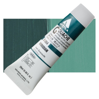 Farba gwasz Acryla Gouache - Holbein - Viridian, 20 ml