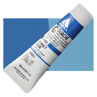 Acryla Gouache paint - Holbein - Cobalt Blue, 20 ml